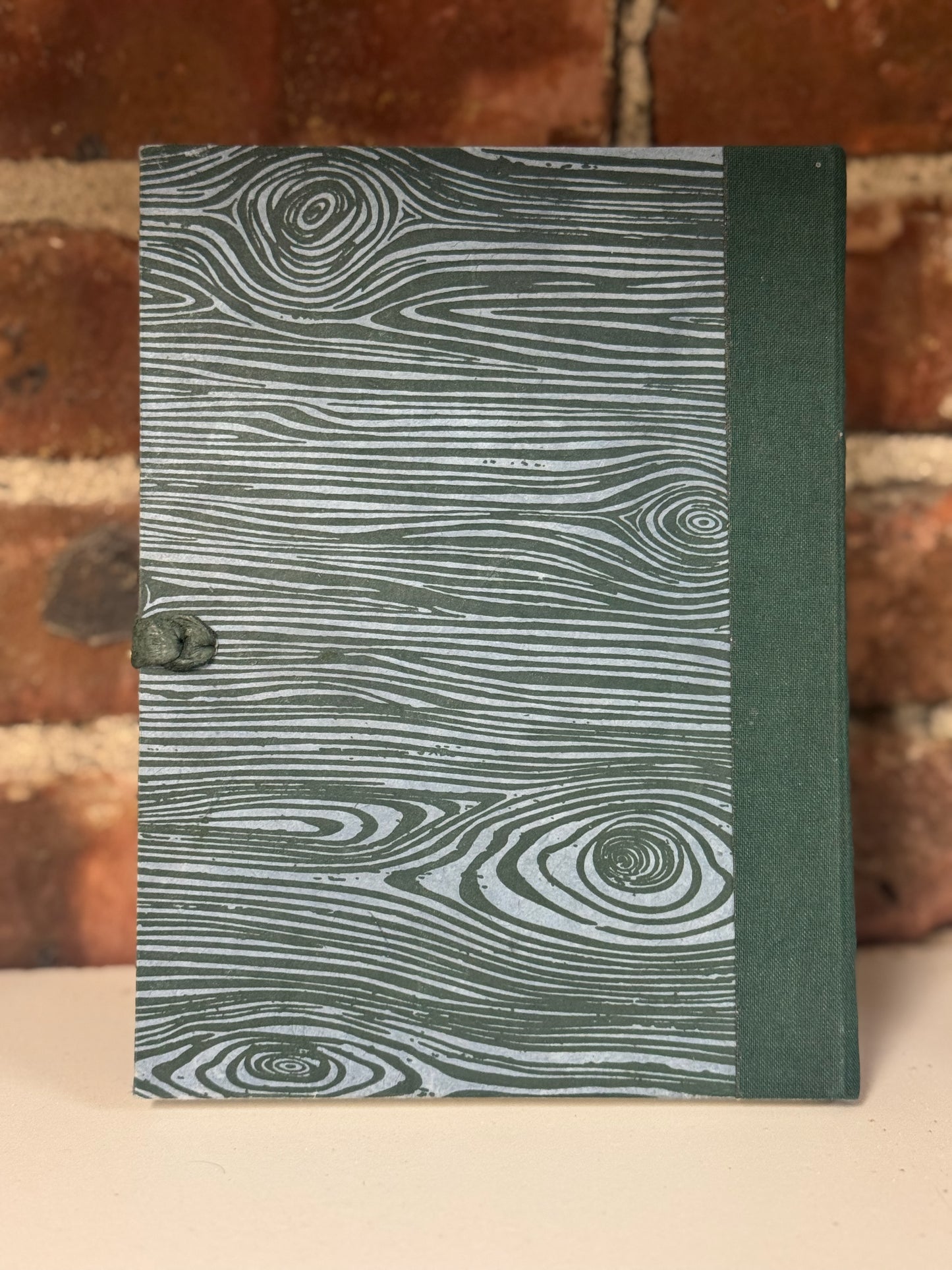 Woodgrain Letterpress Book