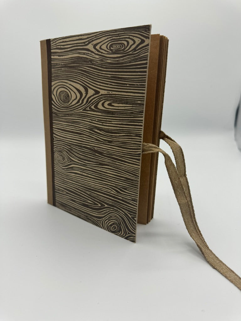 Woodgrain Ribbon Book