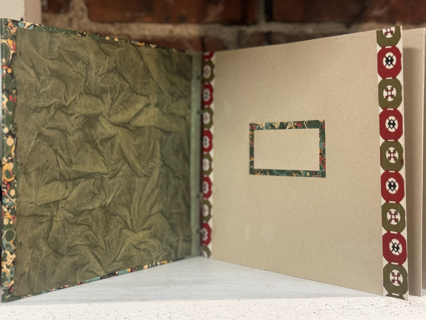 Green Album Custom Archival Papers