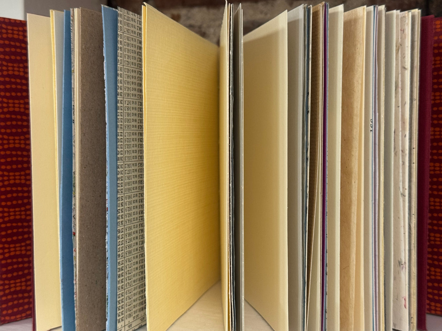 Custom Handbound Album — Red Floral Edition